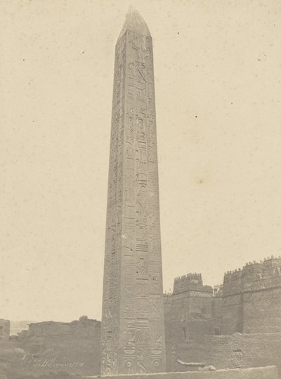 Luxor, obelisco, lados este y sur de John Beasly Greene